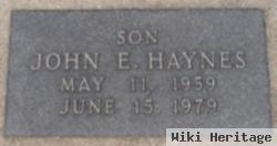 John E Haynes