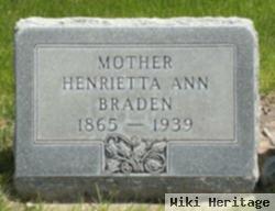 Henrietta Ann Burdick Braden