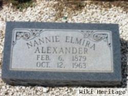 Nannie Elmira Dickert Alexander