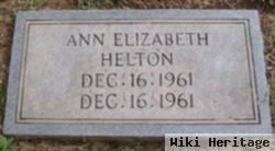 Ann Elizabeth Helton