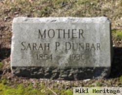 Sarah P. Dunbar