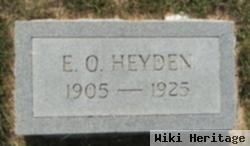 E O Heyden