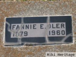 Fannie E Gallett Oler