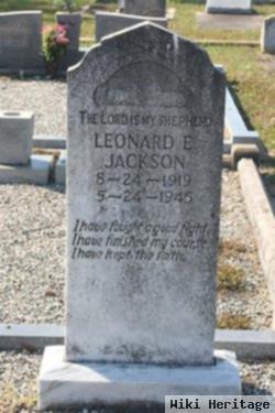 Leonard E Jackson