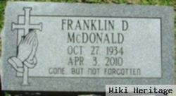 Franklin D Mcdonald