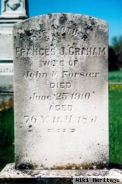 Frances J Graham Forster