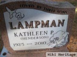 Kathleen P Henderson Lampman