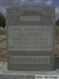 Martha Pauline "mattie" Weidemann Richards