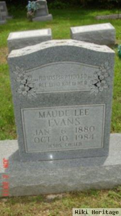 Maude Lee Haney Evans