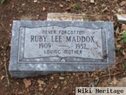 Ruby Lee Maddox