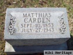 Matthais Carden, Sr