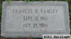 Eliza Frances Hoyle Ramsey