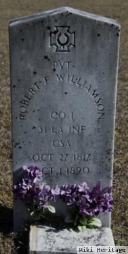 Pvt Robert F. Williamson