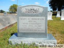 Mary E Donerson Daugherty