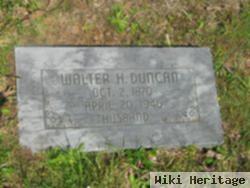 Walter Hubert Duncan