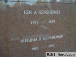 Lienig Albert "len" Gensheimer