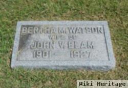 Bertha Mae Watson Elam