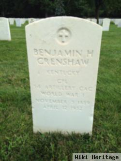 Benjamin H Crenshaw