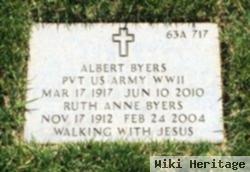 Pvt Albert Byers