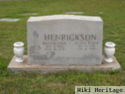 Walter Leon Hendrickson