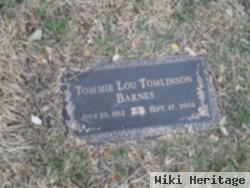 Tommie Lou Tomlinson Barnes