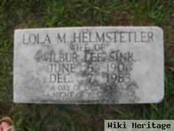 Lola M. Helmstetler Sink