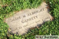 Sadie M. Albright Garrett