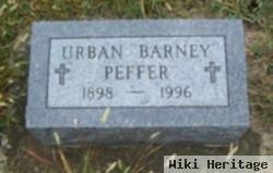 Urban Bernard "barney" Pfeffer