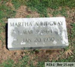 Martha A Ridgeway