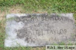 Bertha Addie Beasley Taylor