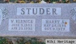 Harry Albert Studer