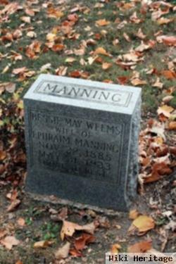 Bessie May Weems Manning