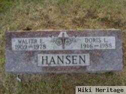 Walter E Hansen