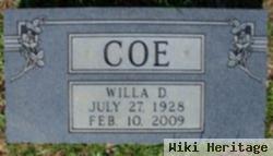 Willa Dee Brown Coe