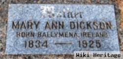 Mary Ann Dickson