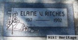 Elaine V. Ritches