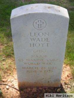 Maj Leon Wade Hoyt