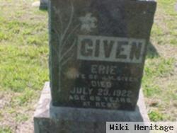 Erie Goforth Given