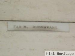 Fan M Dunnavant