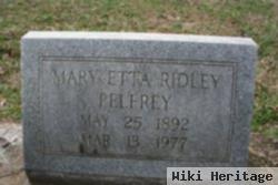 Mary Etta Ridley Pelfrey