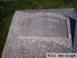 Norris Xavier Lambert