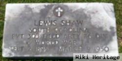 Pvt Lewis Shaw