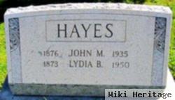 Mrs Lydia B. Hunsperger Hayes