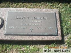 Olive T Johnson