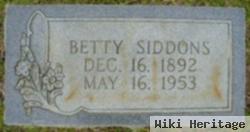 Betty Siddons