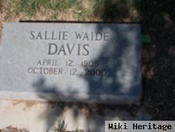 Sallie Waide Davis