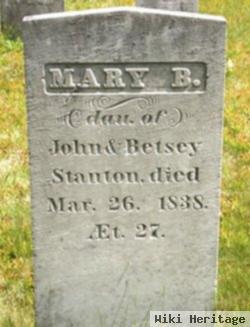 Mary B Stanton