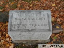 Miriam E. Mcelroy