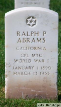 Ralph P Abrams