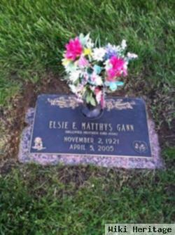 Elsie E. Matthys Gann